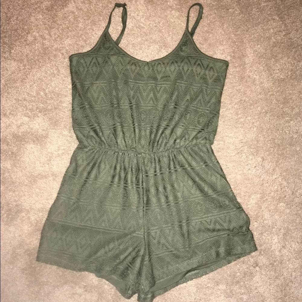 Olive Green Romper